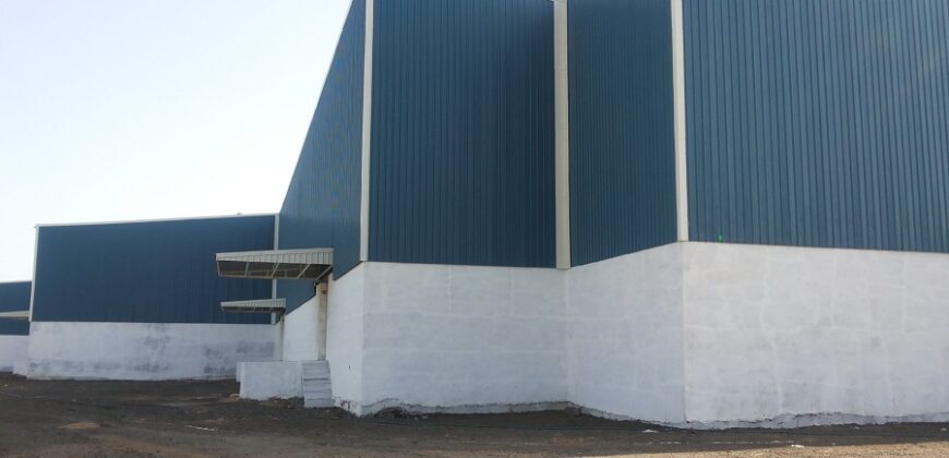 90000 Sq.ft Industrial Shed for lease Santej
