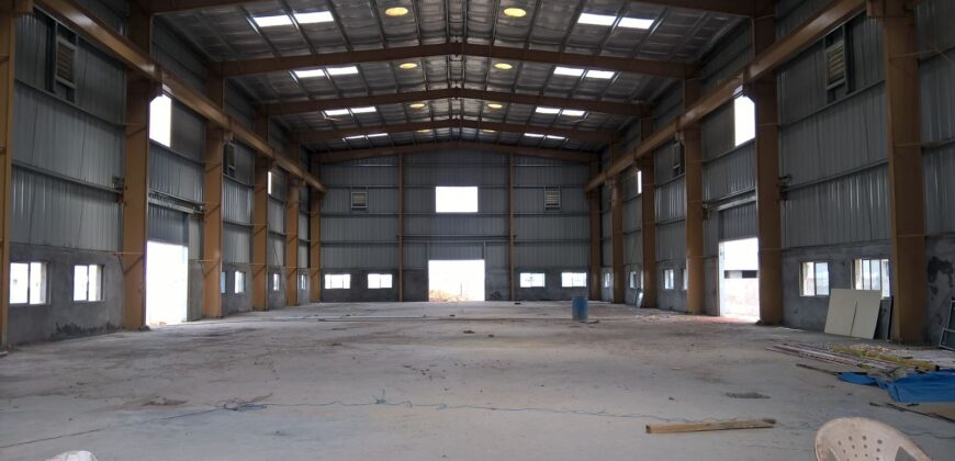 64000 Sq.ft Industrial Shed for rent in Kadi